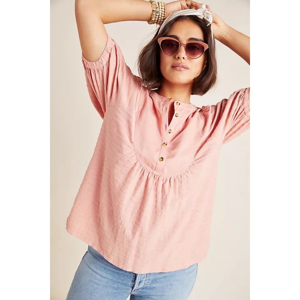Anthropologie Elinor Textured Top